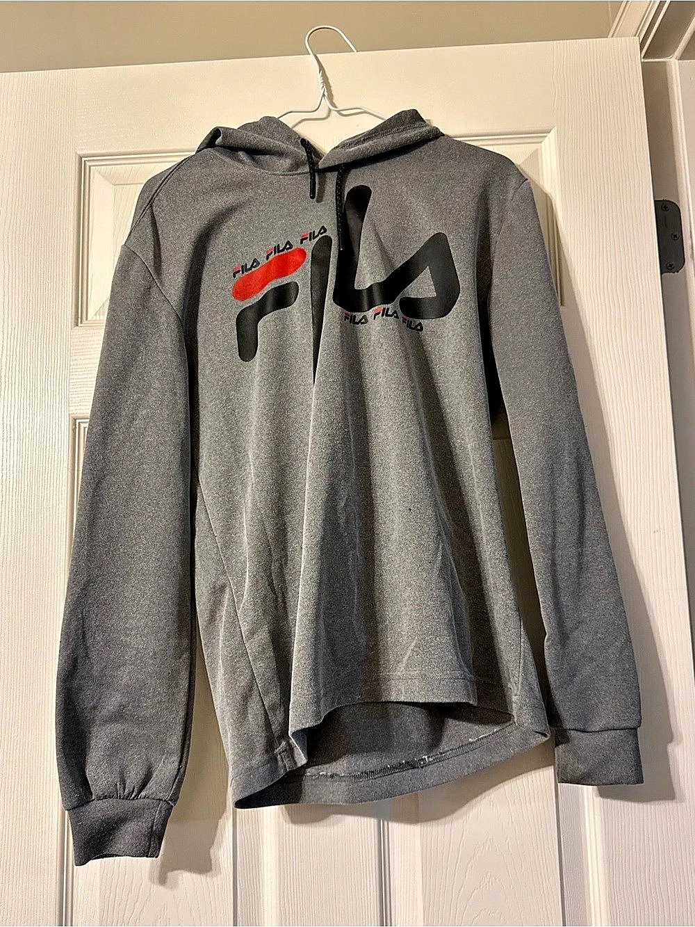 FILA Gray Hoodie Size Medium Like New